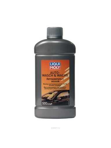 LIQUI MOLY ŠAMPŪNAS AUTOMOBILIAMS SU VAŠKU 0,5l