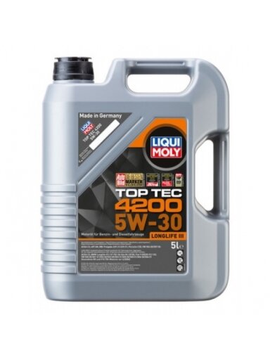 LIQUI MOLY SINTETINĖ VARIKLINĖ ALYVA 4200 5W-30 5l