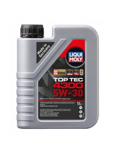 LIQUI MOLY SINTETINĖ VARIKLINĖ ALYVA 4300 5W-30 1l