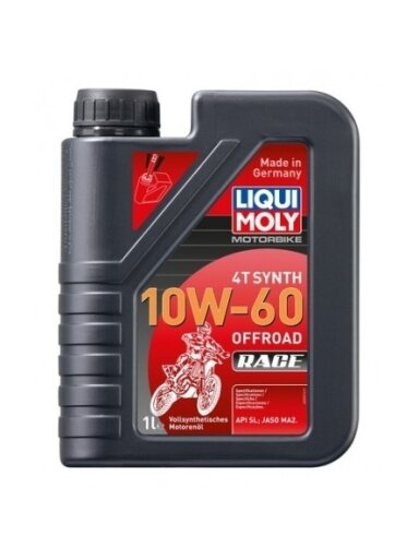 LIQUI MOLY SINTYETINĖ ALYVA KETURTAKČIAMS VARIKLIAMS 10W-60 Offroad Race 1l