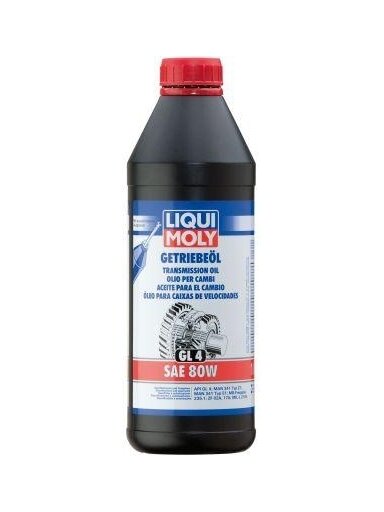 LIQUI MOLY TRANSMISINĖ ALYVA (GL4) SAE 80 W 1l