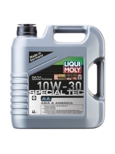 LIQUI MOLY VISASEZONINĖ VARIKLINĖ ALYVA BENZININIAMS IR DYZELINIAMS VARIKLIAMS AA 10W-30 4l