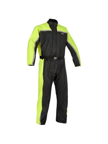 Lindstrands rain suit Sidvallen one piece Black/HV yellow