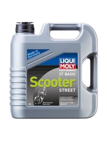 LIQUI MOLY ALYVA DVITAKČIAMS VARIKLIAMS BASIC SCOOTER STREET 4l - 1237 LIQUI MOLY ALYVA DVITAKČIAMS VARIKLIAMS BASIC SCOOTER STREET 4l - 1237