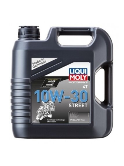LIQUI MOLY ALYVA KETURTAKČIAMS VARIKLIAMS 10W-30 STREET 4l LIQUI MOLY ALYVA KETURTAKČIAMS VARIKLIAMS 10W-30 STREET 4l