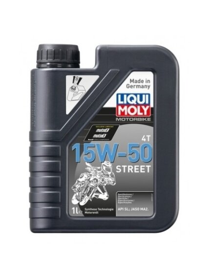 LIQUI MOLY ALYVA KETURTAKČIAMS VARIKLIAMS 15W-50 Street 1l LIQUI MOLY ALYVA KETURTAKČIAMS VARIKLIAMS 15W-50 Street 1l