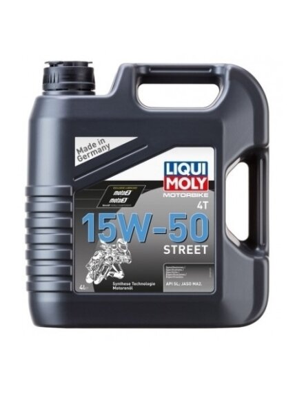 LIQUI MOLY ALYVA KETURTAKČIAMS VARIKLIAMS 15W-50 Street 4l LIQUI MOLY ALYVA KETURTAKČIAMS VARIKLIAMS 15W-50 Street 4l