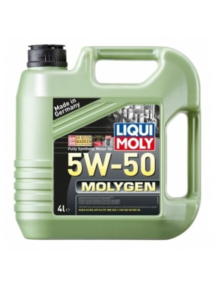 LIQUI MOLY ALYVA Molygen 5W-50 4l LIQUI MOLY ALYVA Molygen 5W-50 4l