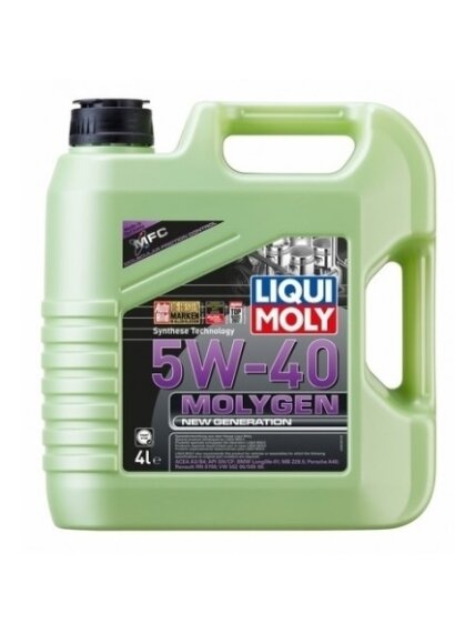 LIQUI MOLY ALYVA Molygen New Generation 5W-40 4l LIQUI MOLY ALYVA Molygen New Generation 5W-40 4l