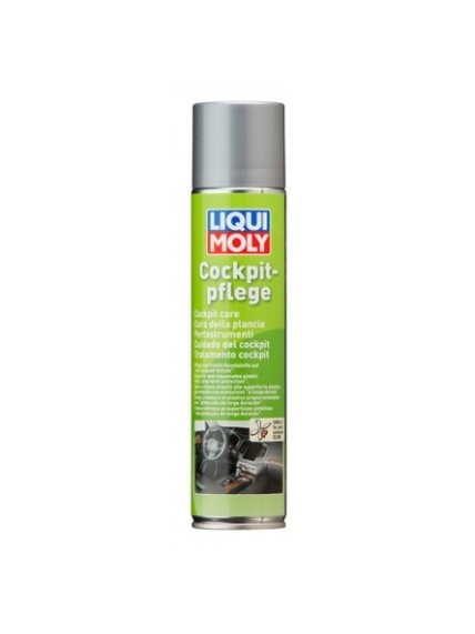 LIQUI MOLY AUTOMOBILIO PLASTIKINIŲ DETALIŲ PRIEŽIŪROS PRIEMONĖ Cockpit-Pflege vanille 300ml LIQUI MOLY AUTOMOBILIO PLASTIKINIŲ DETALIŲ PRIEŽIŪROS PRIEMONĖ Cockpit-Pflege vanille 300ml