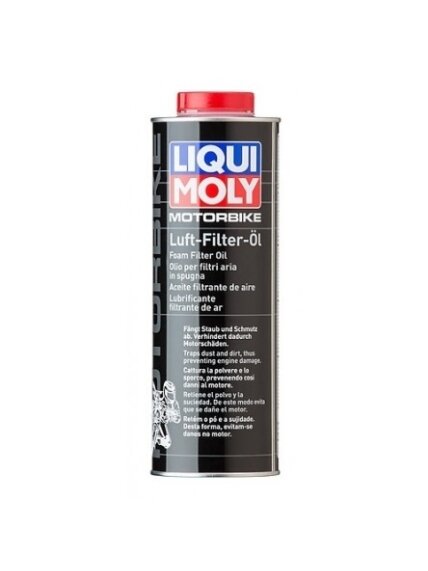 LIQUI MOLY MOTOCIKLŲ ORO FILTRO TEPALAS (1000ml ekonomiška pakuotė) LIQUI MOLY MOTOCIKLŲ ORO FILTRO TEPALAS (1000ml ekonomiška pakuotė)