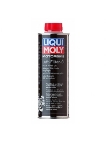 LIQUI MOLY MOTOCIKLŲ ORO FILTRO TEPALAS 500 ml LIQUI MOLY MOTOCIKLŲ ORO FILTRO TEPALAS 500 ml