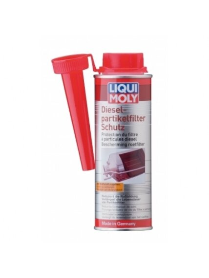 LIQUI MOLY Priedas į dyzeliną PDF filtro apsaugai - DIESELPARTIKEL-FILTER SCHUTZ 250 ml LIQUI MOLY Priedas į dyzeliną PDF filtro apsaugai - DIESELPARTIKEL-FILTER SCHUTZ 250 ml