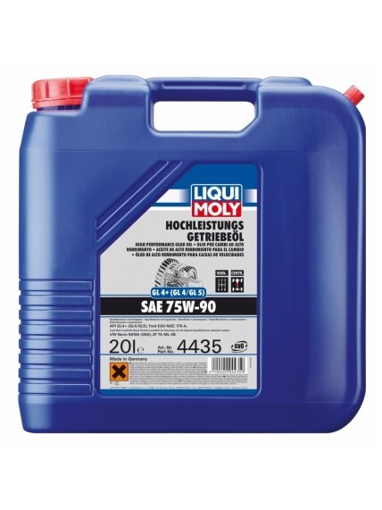LIQUI MOLY SINTETINĖ ALYVA AUKŠTOMS APKROVOMS SAE 75W-90 20l LIQUI MOLY SINTETINĖ ALYVA AUKŠTOMS APKROVOMS SAE 75W-90 20l