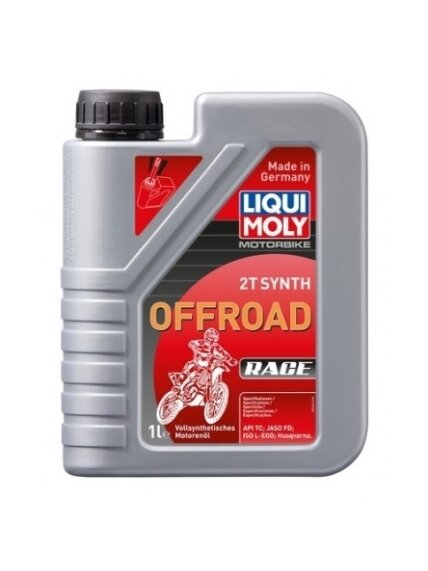 LIQUI MOLY SINTETINĖ ALYVA MOTORBIKE 2T SYNTH OFFROAD RACE 1l LIQUI MOLY SINTETINĖ ALYVA MOTORBIKE 2T SYNTH OFFROAD RACE 1l