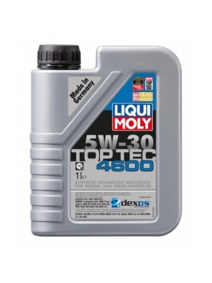 LIQUI MOLY VARIKLINĖ ALYVA 4600 5W-30 1l LIQUI MOLY VARIKLINĖ ALYVA 4600 5W-30 1l