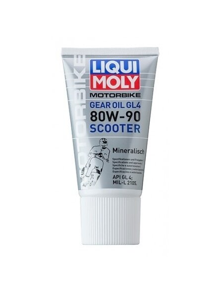 LIQUI MOLY MOTOCIKLINĖ ALYVA (GL4) 80W-90 Scooter 0.15l