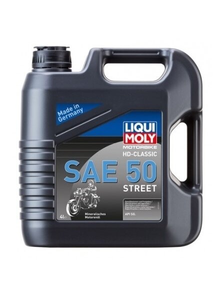LIQUI MOLY MOTOCIKLINĖ VARIKLINĖ ALYVA HD-CLASSIC SAE 50 STREET 4l - 1230