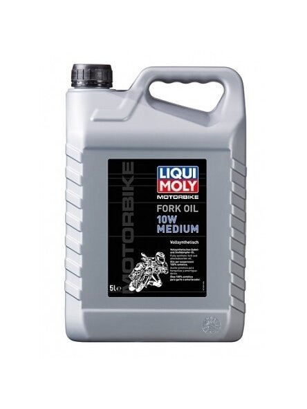 LIQUI MOLY MOTOCIKLŲ ŠAKIŲ ALYVA 10W medium 5l
