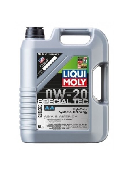 LIQUI MOLY VARIKLINĖ ALYVA SPECIAL TEC AA 0W-20 5l
