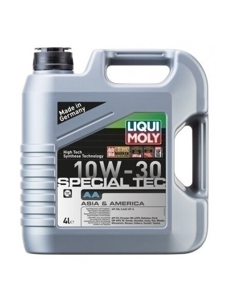 LIQUI MOLY VISASEZONINĖ VARIKLINĖ ALYVA BENZININIAMS IR DYZELINIAMS VARIKLIAMS AA 10W-30 4l