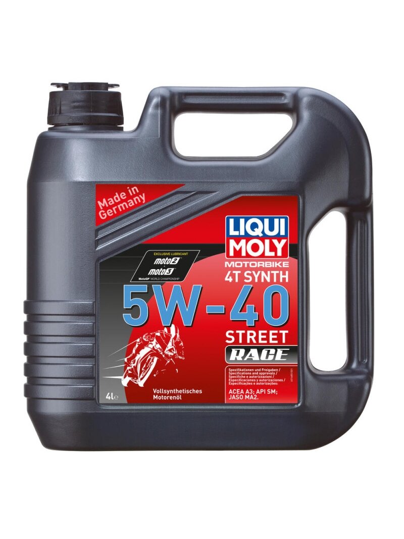 LIQUI MOLY VARIKLINĖ ALYVA 4T SYNTH 5W40 RACE 4l