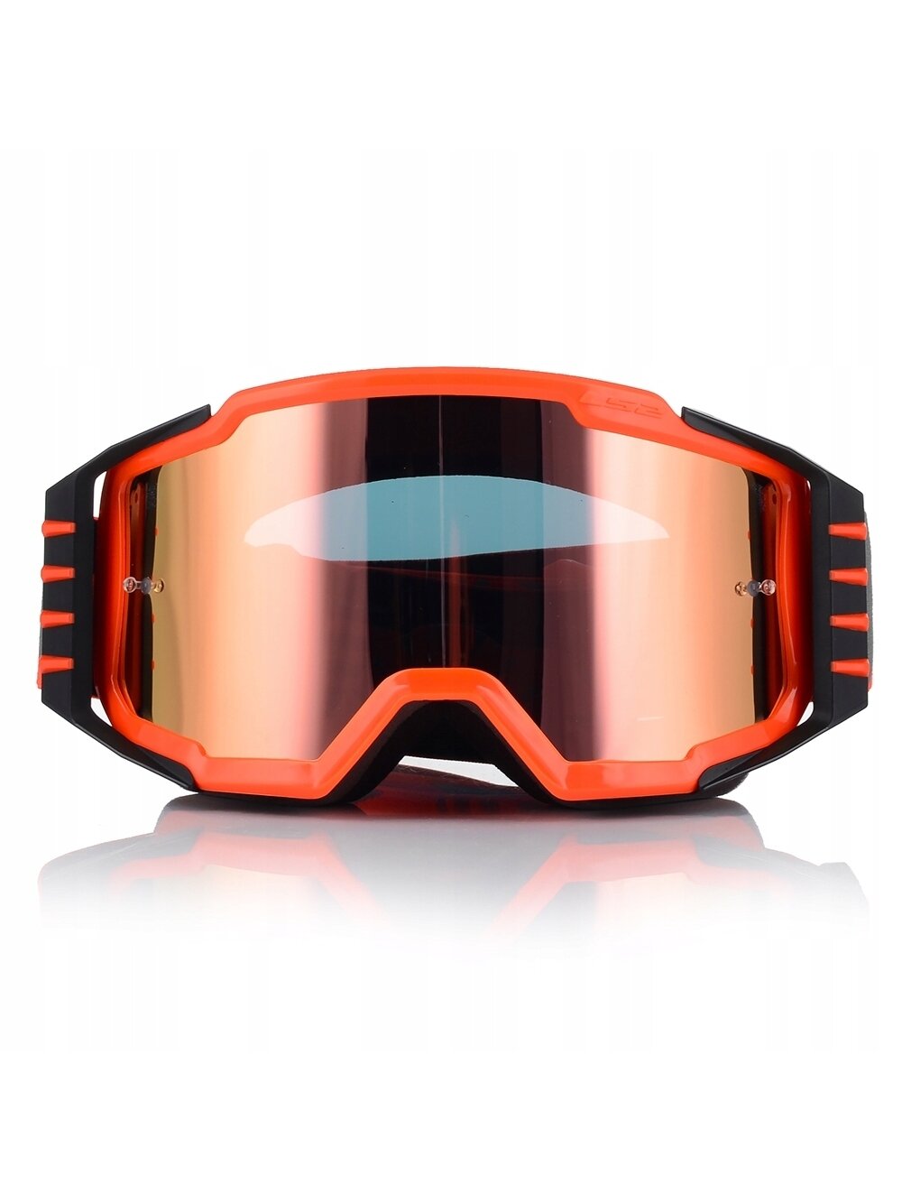 LS2 CHARGER PRO GOGGLE H-V ORANGE WITH IRIDIUM VISOR 3 LS2 CHARGER PRO GOGGLE H-V ORANGE WITH IRIDIUM VISOR 3