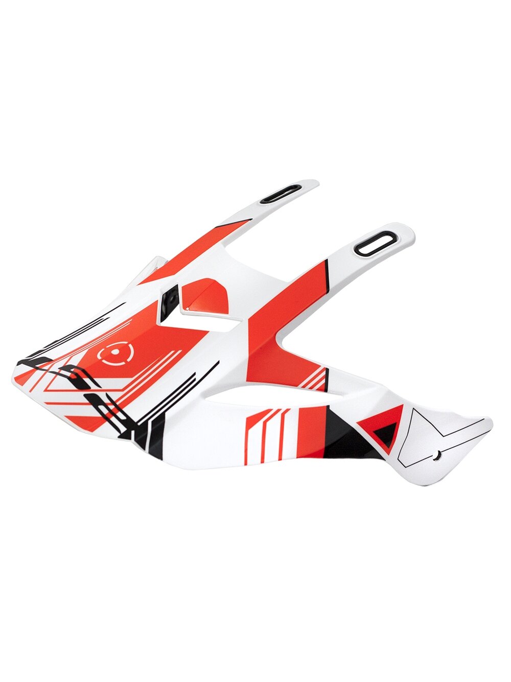 LS2 PEAK MX436 TRIGGER WHITE BLACK RED