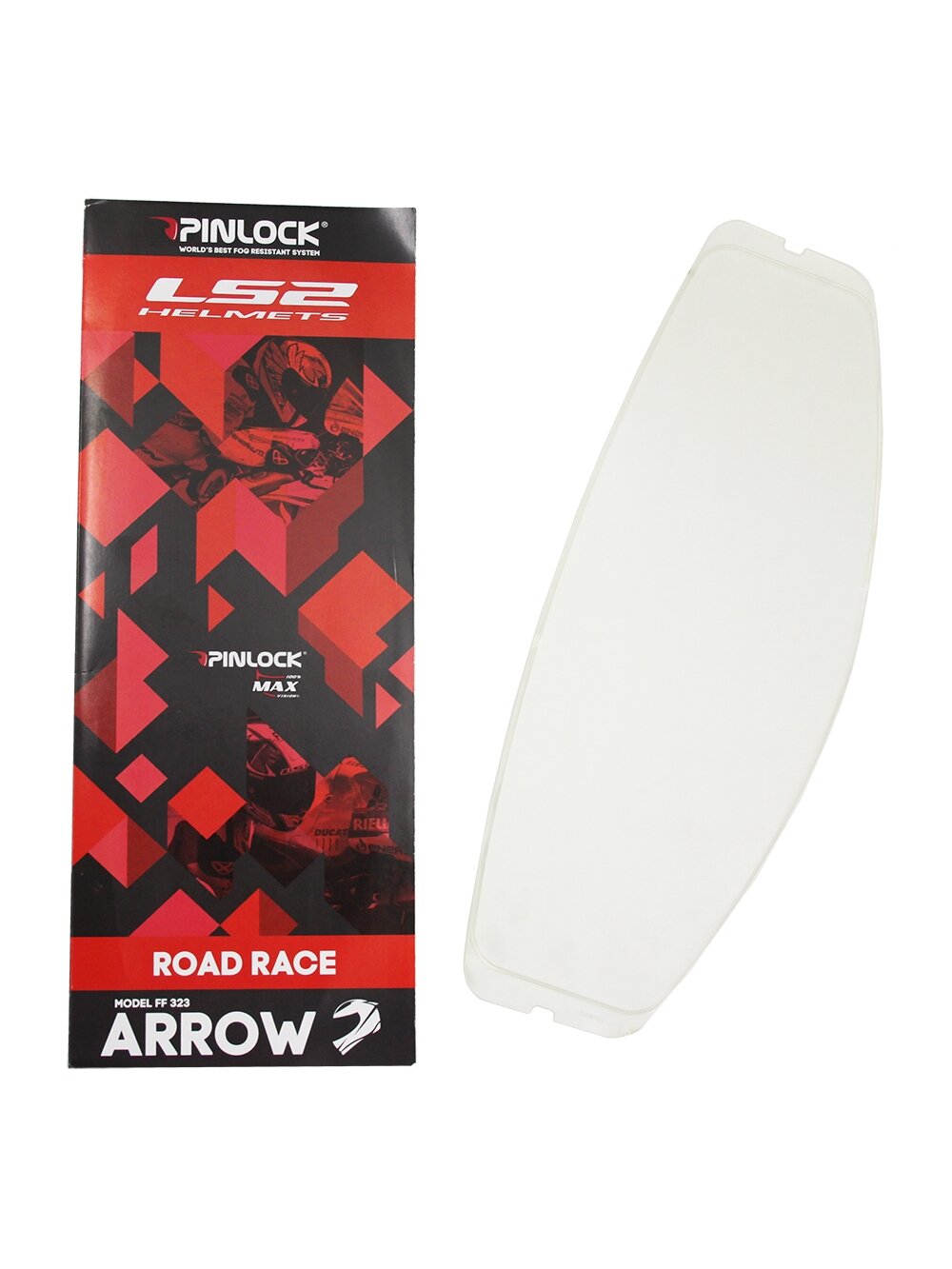 LS2 PINLOCK ANTI FOG CLEAR FF323, FF327, FF818 (ARROW, CHALLENGER, STORM III) DKS 147 LS2 PINLOCK ANTI FOG CLEAR FF323, FF327, FF818 (ARROW, CHALLENGER, STORM III) DKS 147