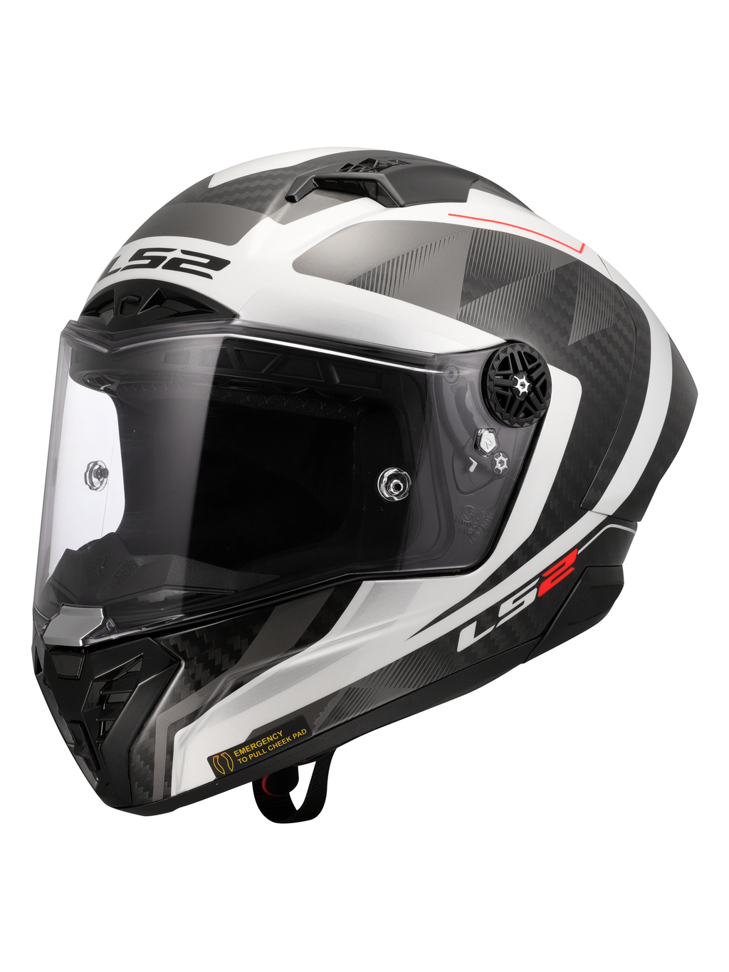 LS2 FF805 THUNDER GP AERO RAUTE WHITE GREY-06 1 LS2 FF805 THUNDER GP AERO RAUTE WHITE GREY-06 1