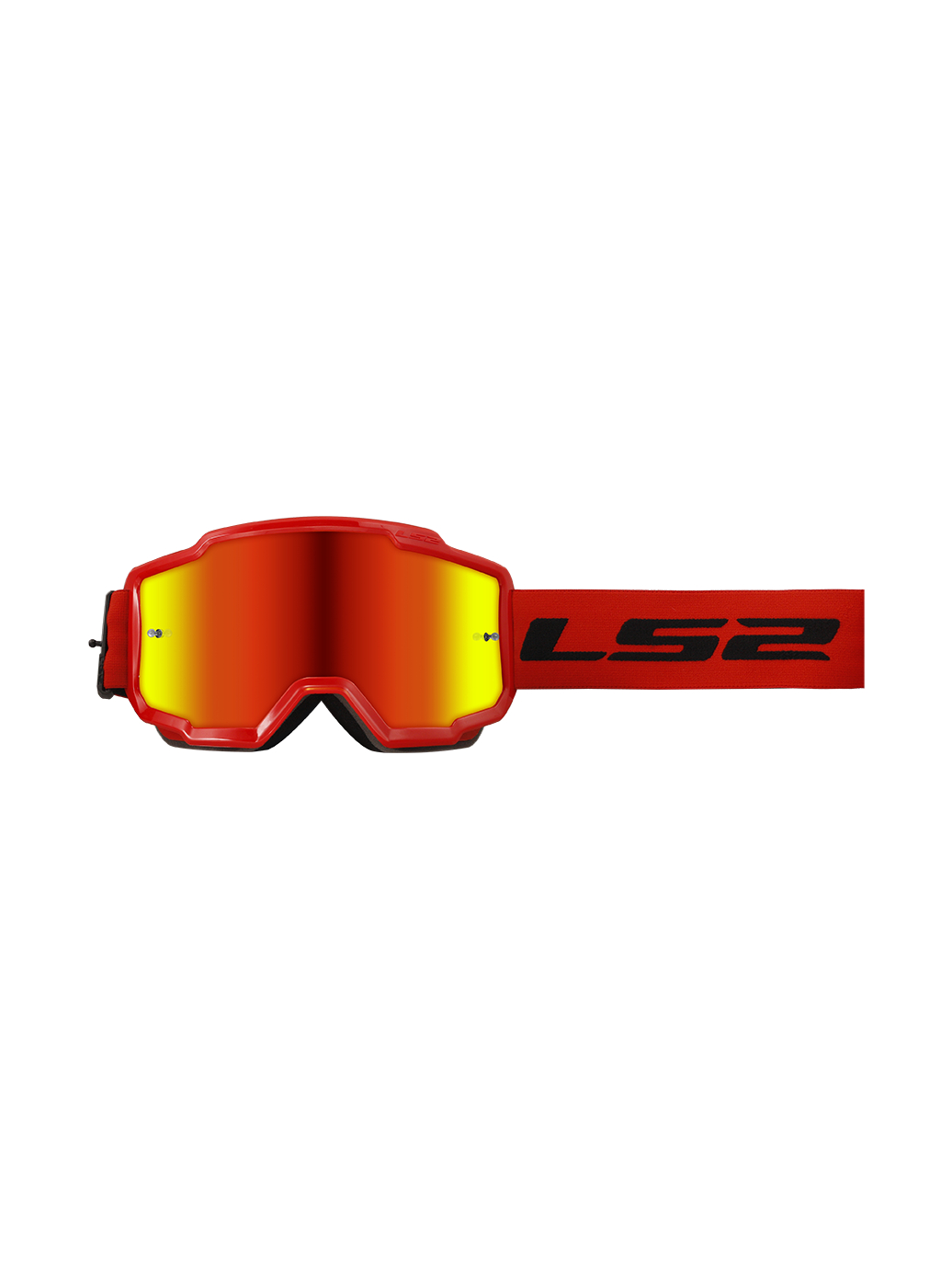 LS2 CHARGER GOGGLE RED WITH IRIDIUM VISOR 2 LS2 CHARGER GOGGLE RED WITH IRIDIUM VISOR 2