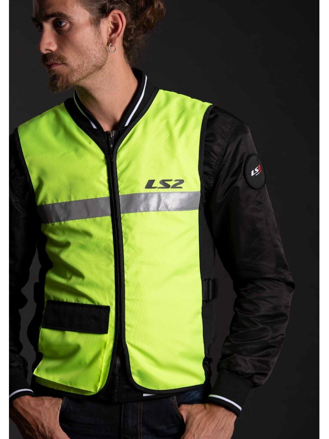 LS2 VEST HI-VIS YELLOW 2 LS2 VEST HI-VIS YELLOW 2
