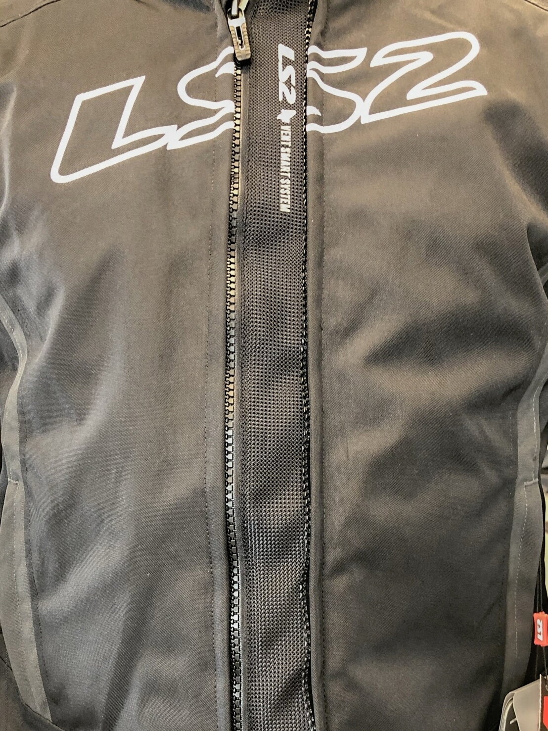 LS2 GATE LADY JACKET BLACK DARK GREY 4