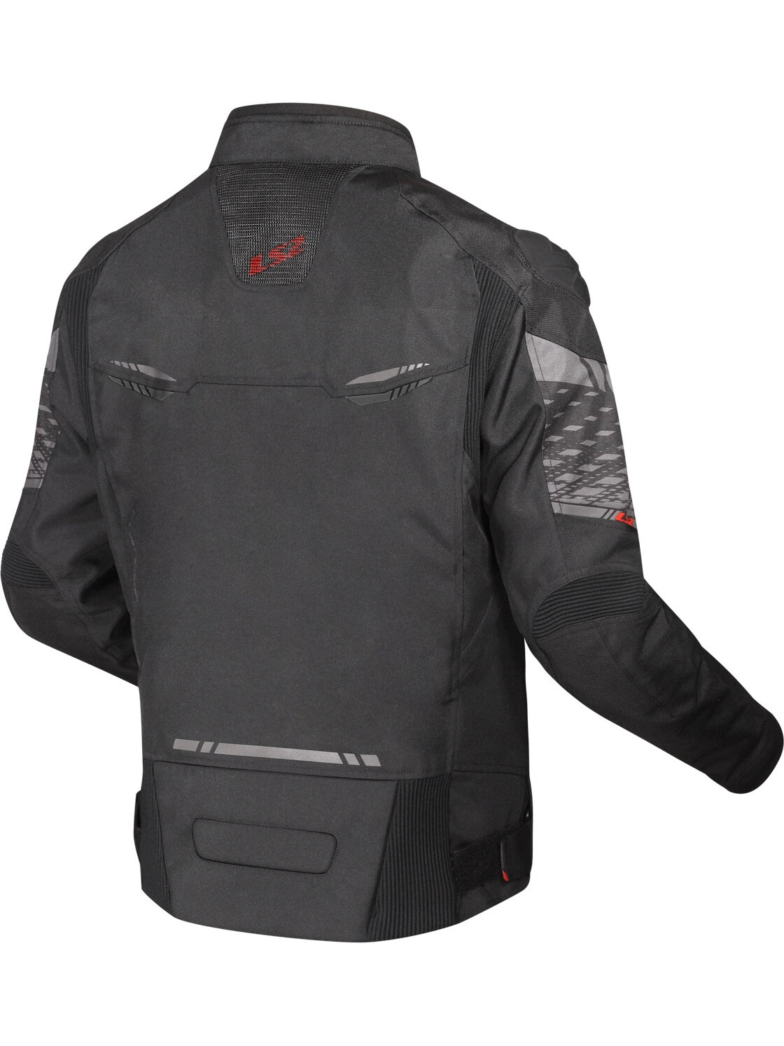 LS2 APEX LADY JACKET BLACK DARK GREY 1 LS2 APEX LADY JACKET BLACK DARK GREY 1