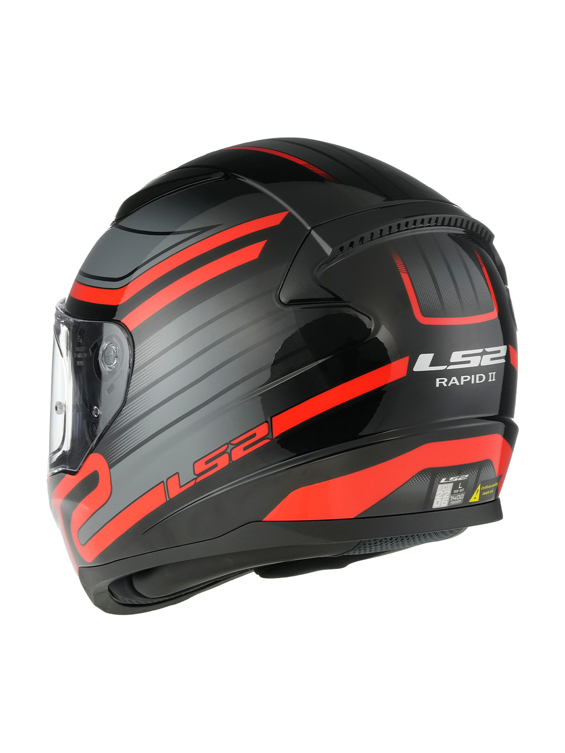 LS2 FF353 RAPID II CIRCUIT BLACK RED-06 7 LS2 FF353 RAPID II CIRCUIT BLACK RED-06 7