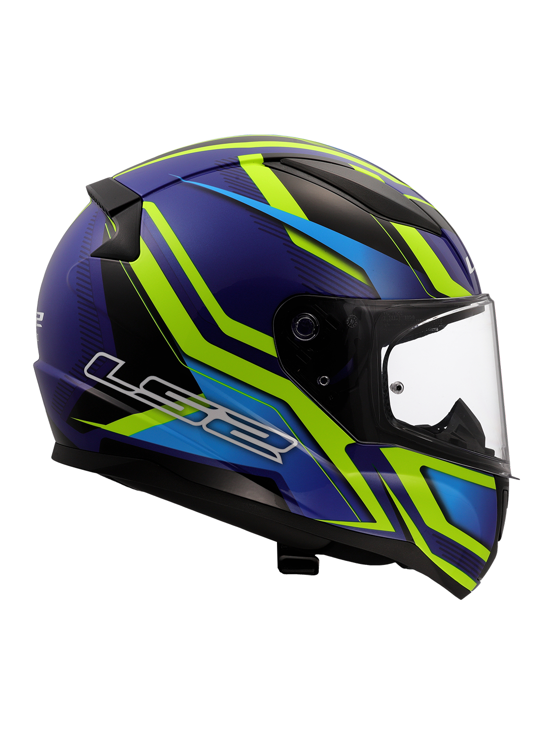 LS2 FF353 RAPID II FLITZ H-VIS YELLOW BLUE-06 6