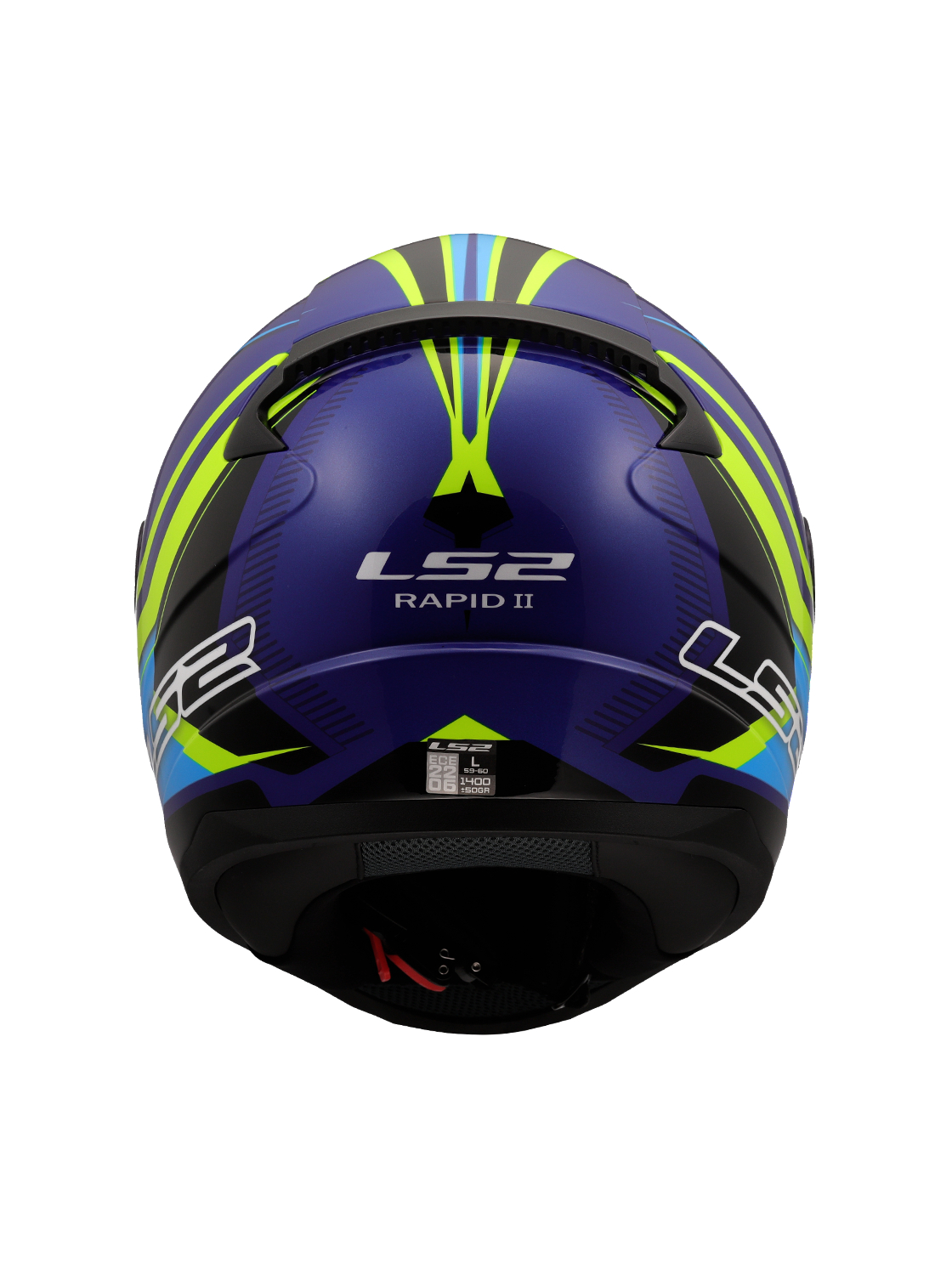 LS2 FF353 RAPID II FLITZ H-VIS YELLOW BLUE-06 4