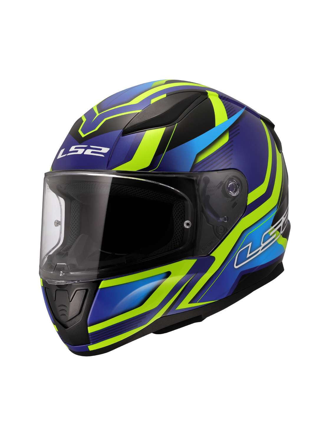 LS2 FF353 RAPID II FLITZ H-VIS YELLOW BLUE-06