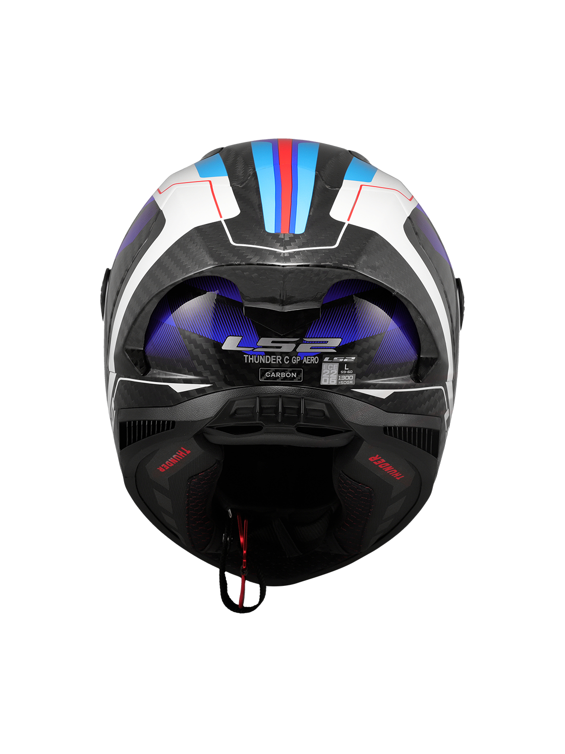 LS2 FF805 THUNDER GP AERO RAUTE BLUE RED-06 5 LS2 FF805 THUNDER GP AERO RAUTE BLUE RED-06 5