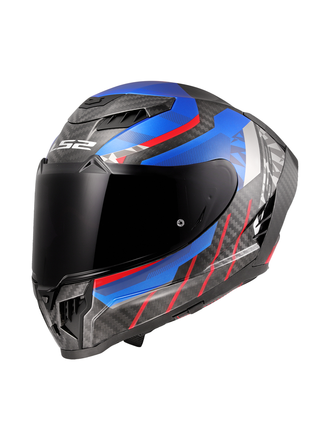 LS2 FF807 DRAGON TRAX BLUE RED 2