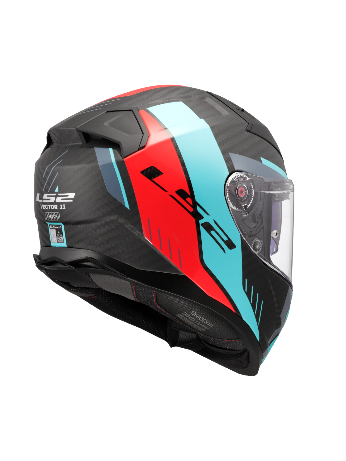 LS2 FF811 VECTOR II C GRID RED CYAN-06 8 LS2 FF811 VECTOR II C GRID RED CYAN-06 8