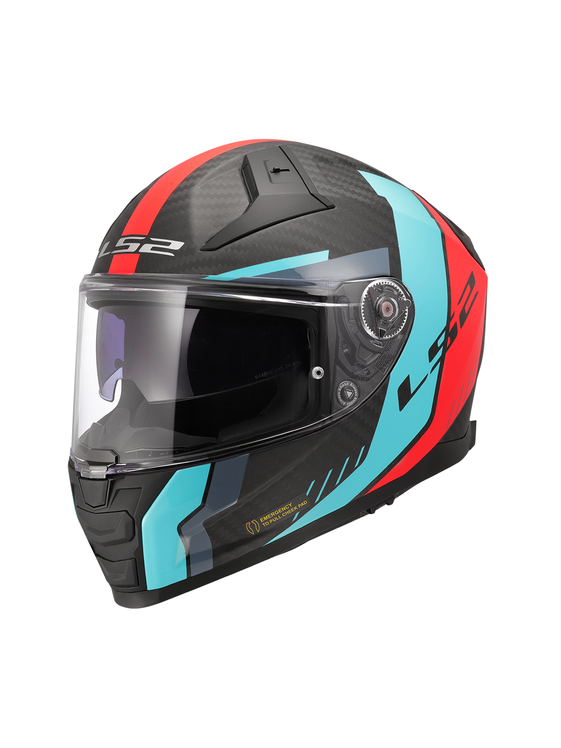 LS2 FF811 VECTOR II C GRID RED CYAN-06 LS2 FF811 VECTOR II C GRID RED CYAN-06