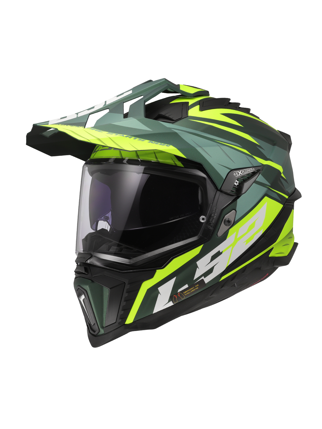 LS2 MX701 EXPLORER SPIRE GREEN H-VIS YELLOW-06 LS2 MX701 EXPLORER SPIRE GREEN H-VIS YELLOW-06