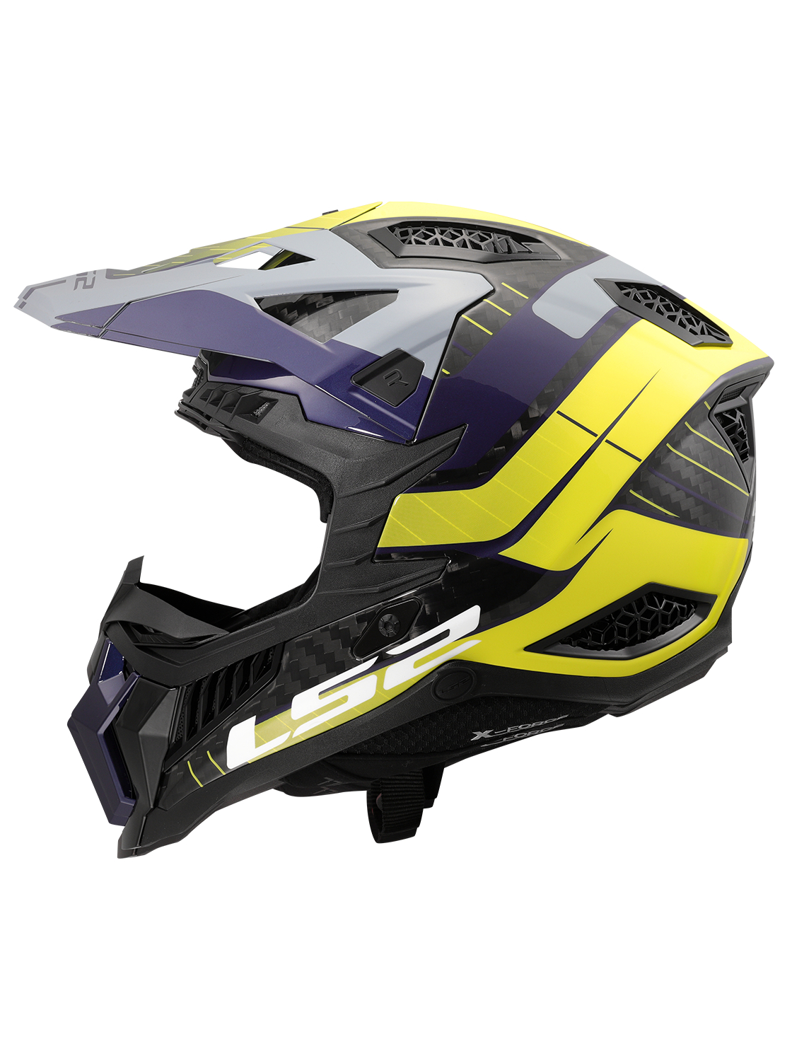 LS2 MX703 X-FORCE GALUO GREY H-VIS YELLOW-06 7 LS2 MX703 X-FORCE GALUO GREY H-VIS YELLOW-06 7
