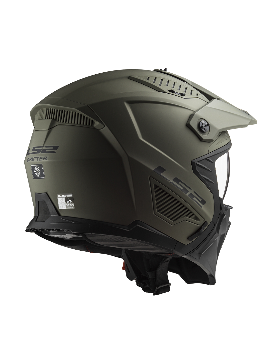 LS2 OF606 DRIFTER SOLID MATT SAND-06 2