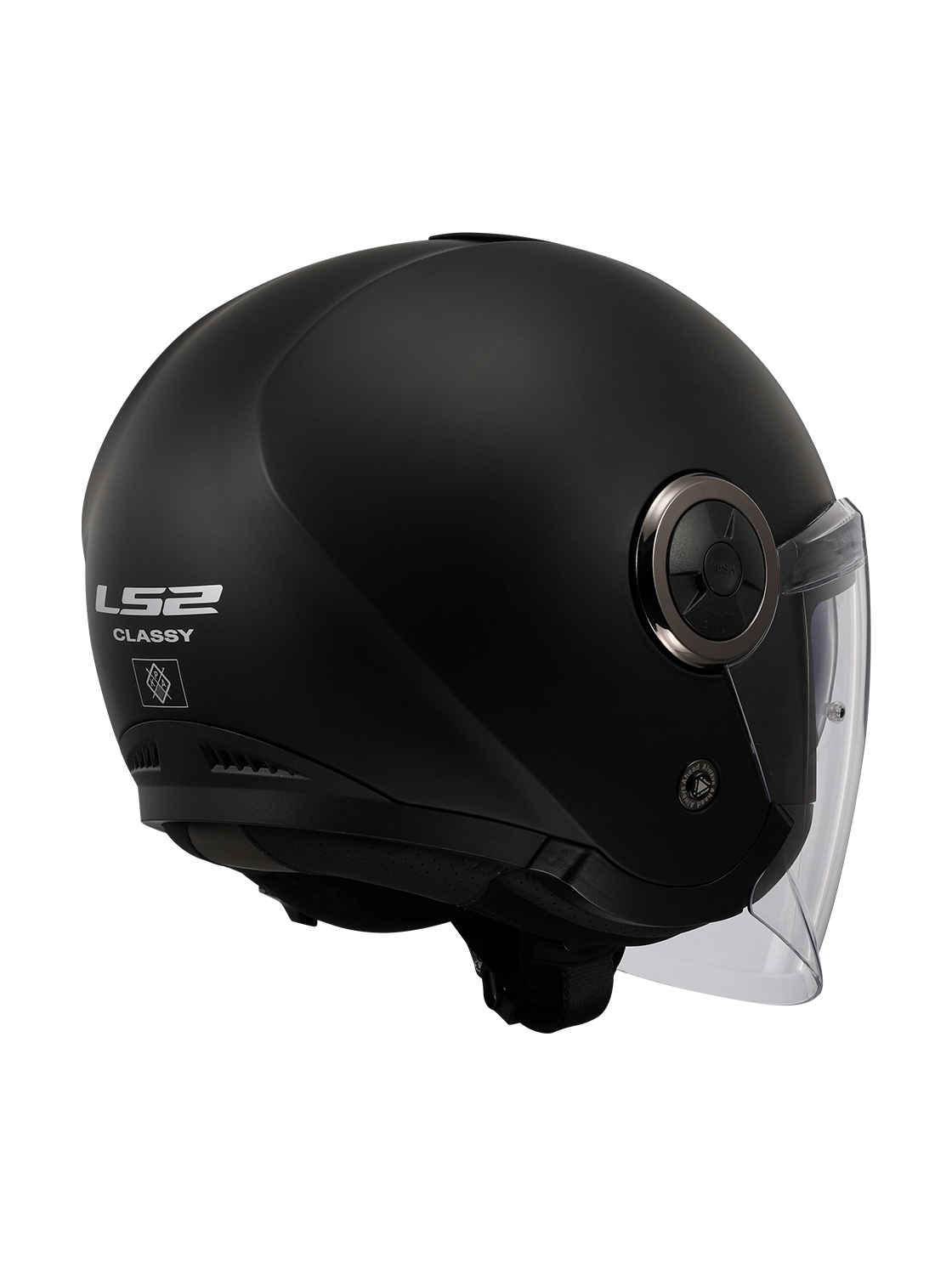 LS2 OF620 CLASSY SOLID MATT BLACK-06 4