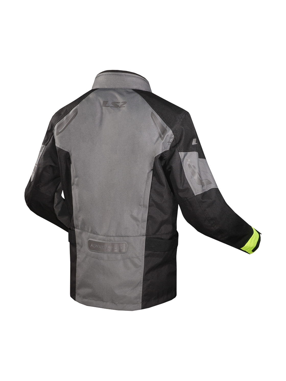 LS2 PHASE MAN JACKET GREY BLACK YELLOW 1 LS2 PHASE MAN JACKET GREY BLACK YELLOW 1