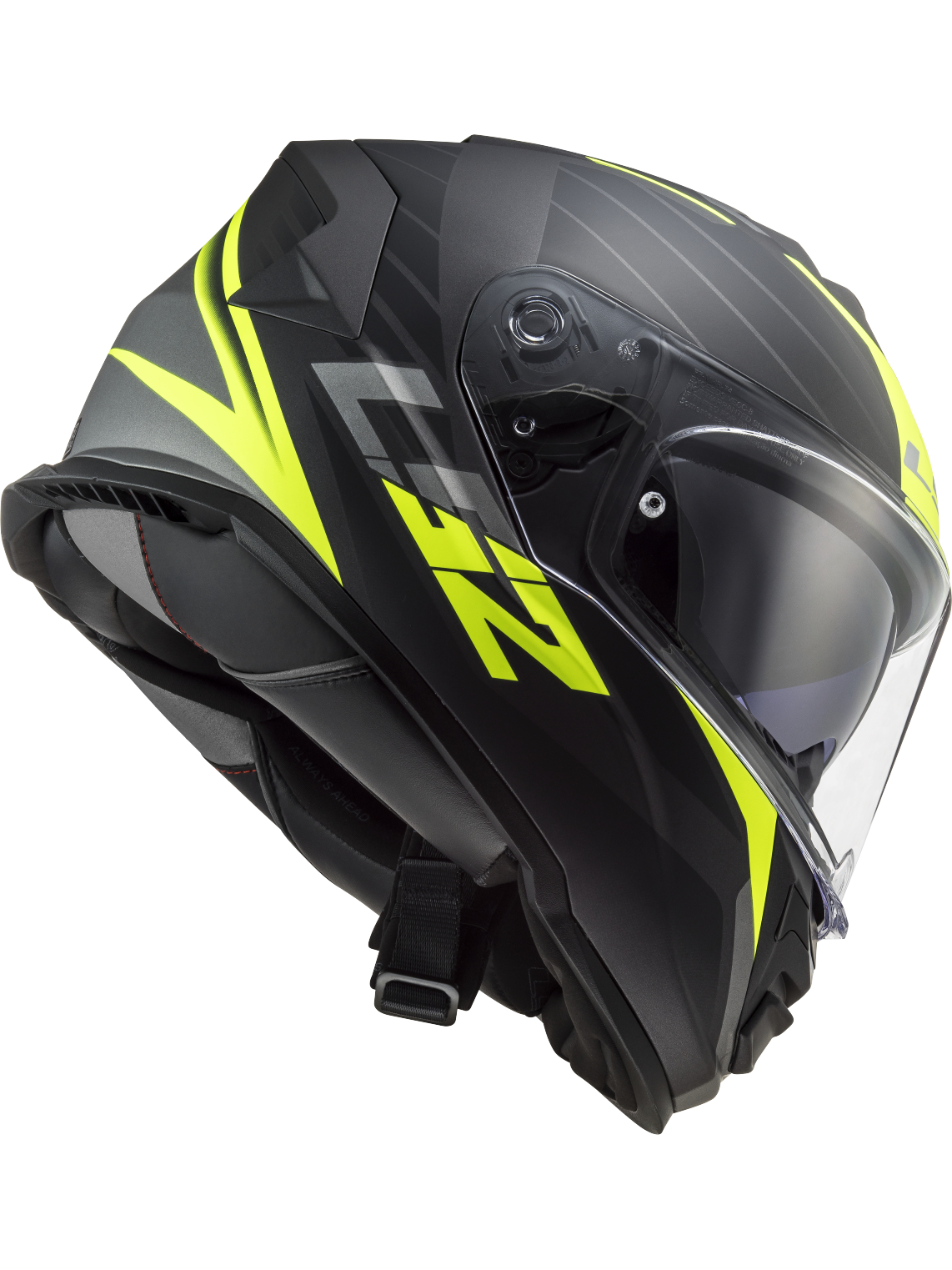 LS2 FF800 STORM II NERVE M.BLACK H-V YELLOW-06 7