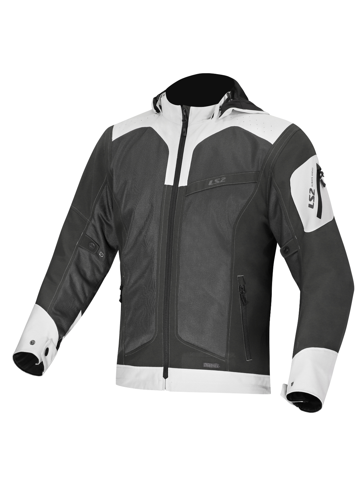 LS2 BOLTON AIR MAN JACKET GREEN GREY