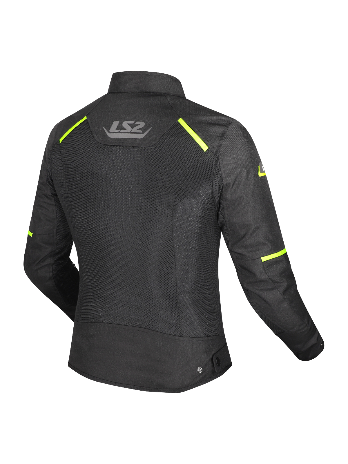 LS2 BREEZE LADY JACKET BLACK YELLOW 1